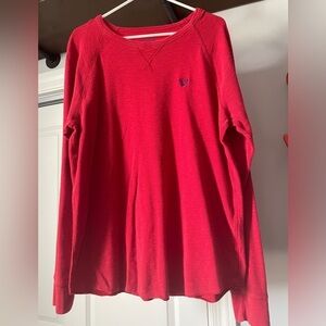 Men’s American Eagle. Long sleeve thermal shirt. Size XL. Red